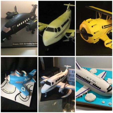 Custom Airplane Cakes
