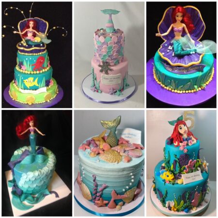 Custom Little Mermaid Cakes